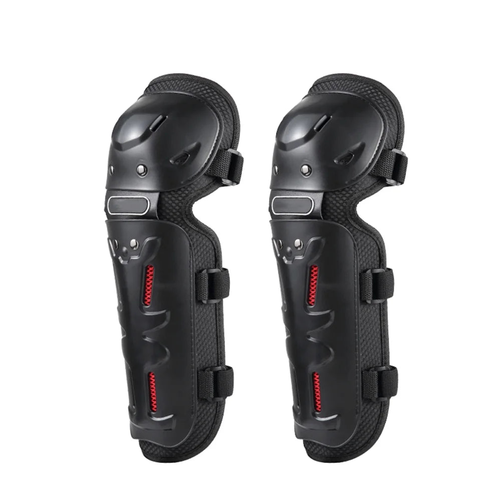 4PCs Cycling Knee Brace and Elbow Guards Protective Pads E619260