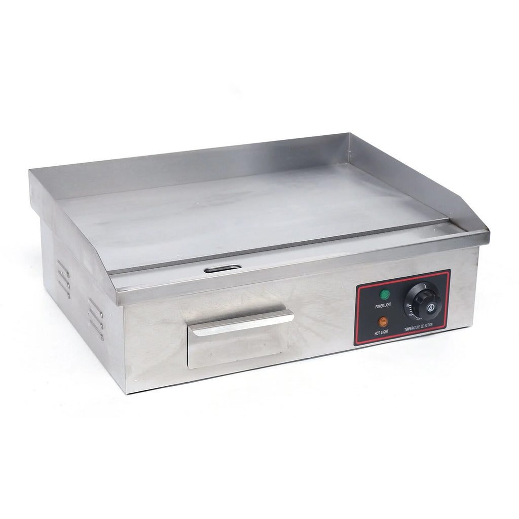1600W Commercial Electric Griddle Stainless Steel Table Stove G187
