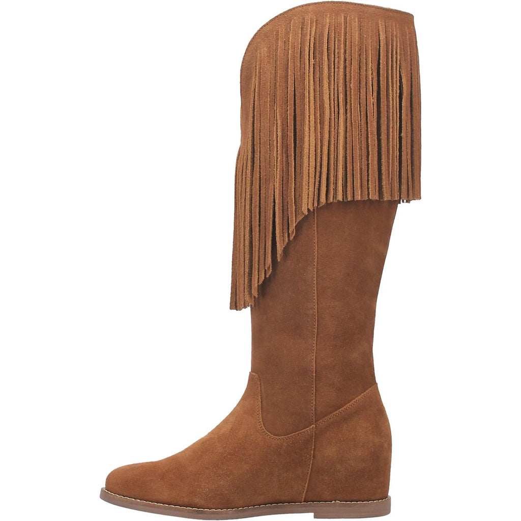 Camel Suede Leather Boots A506