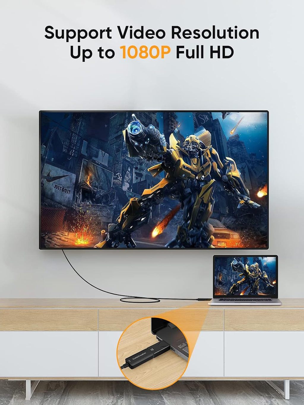 DP to HDMI Adapter 3-Pack Gold Plated Black I2699