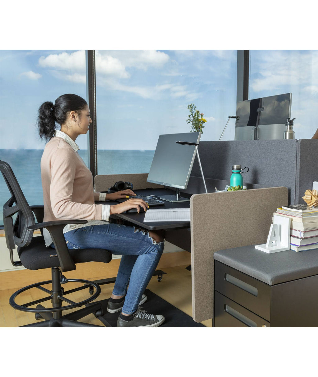 Desk Screen in Sand Stone W2820