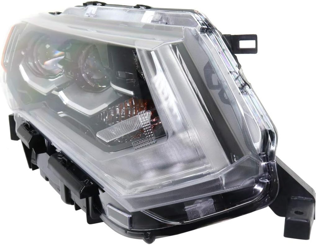Nissan Rogue Headlight Assembly 2017 2018 Passenger Side LED Y2278