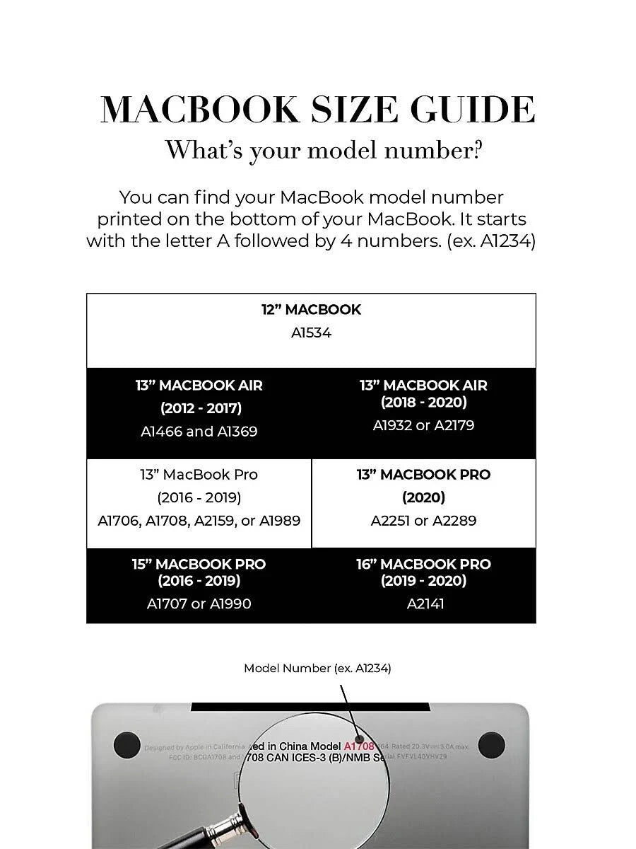 Space Gray MacBook Case B2306