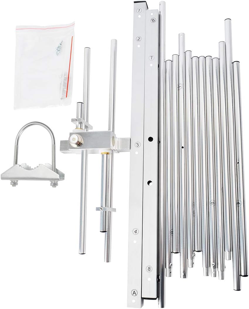 Dual Band Outdoor Yagi Antenna, 8 Elements 3 Sections E35180