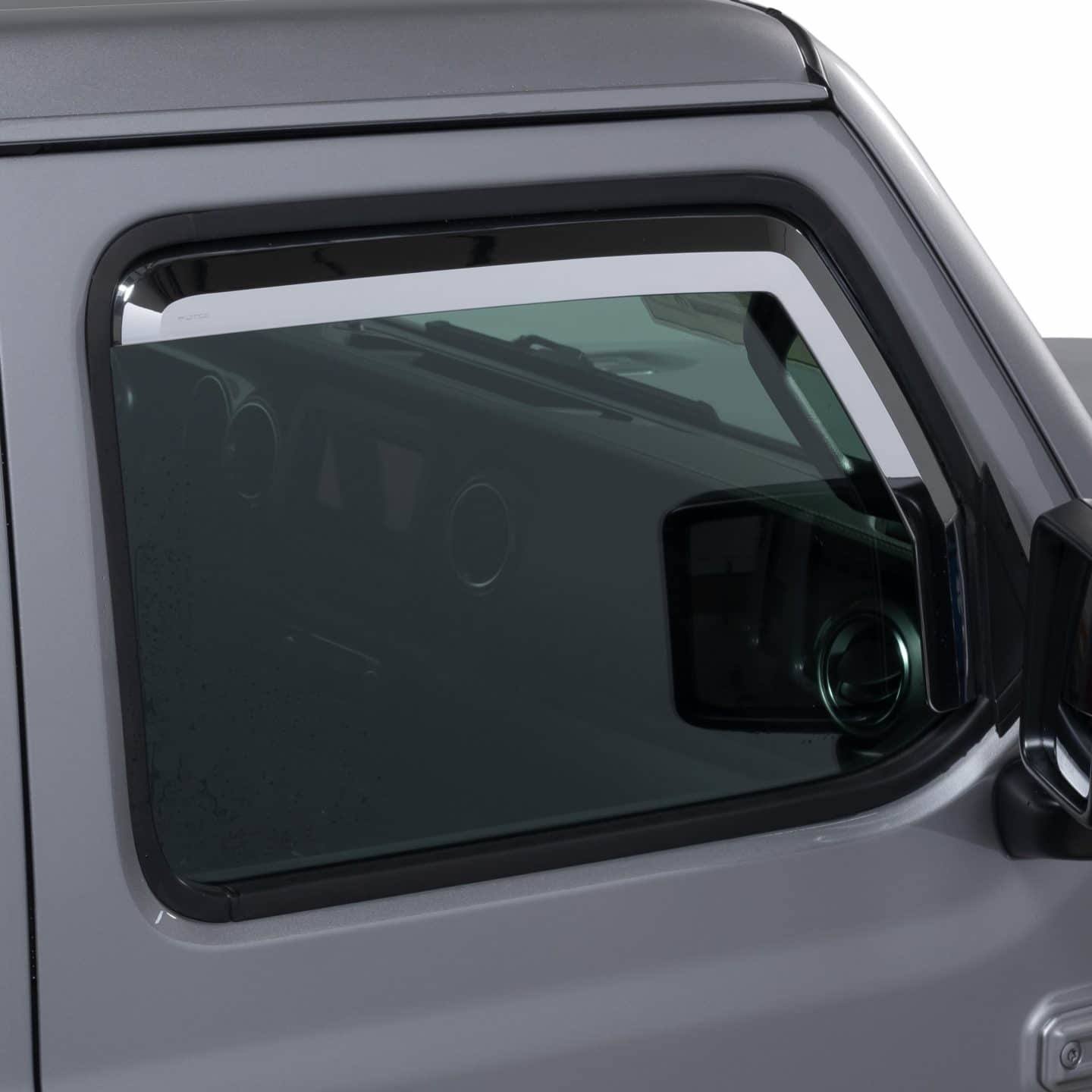 Chrome Window Visor J587