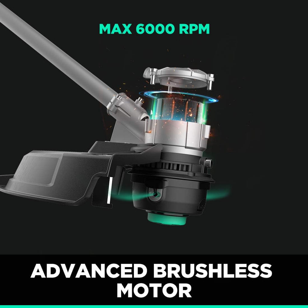 40V Cordless String Trimmer and Brush Cutter with 2.0Ah Battery & Charger F357958