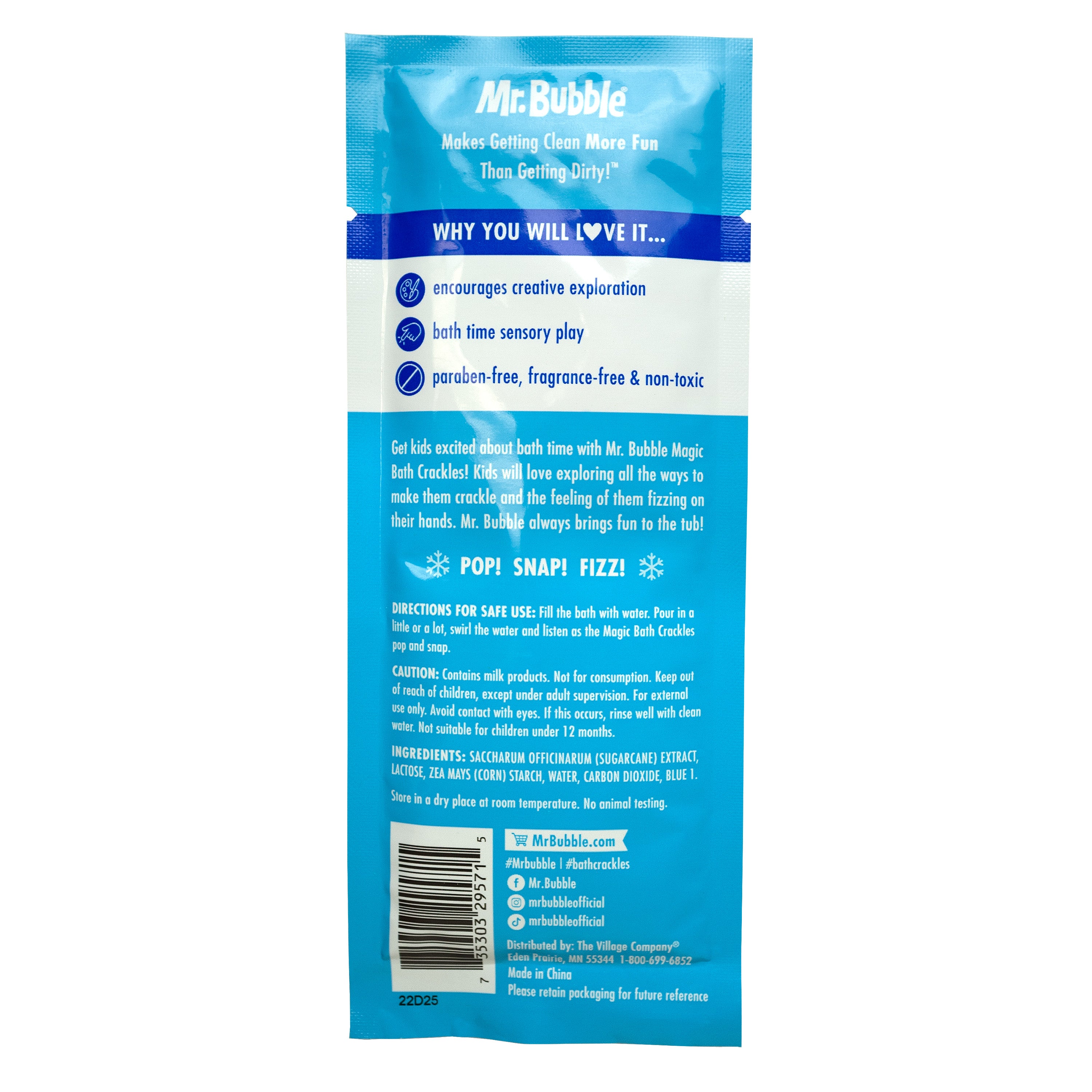 Mr. Bubble Nice Crackles Packets K50859