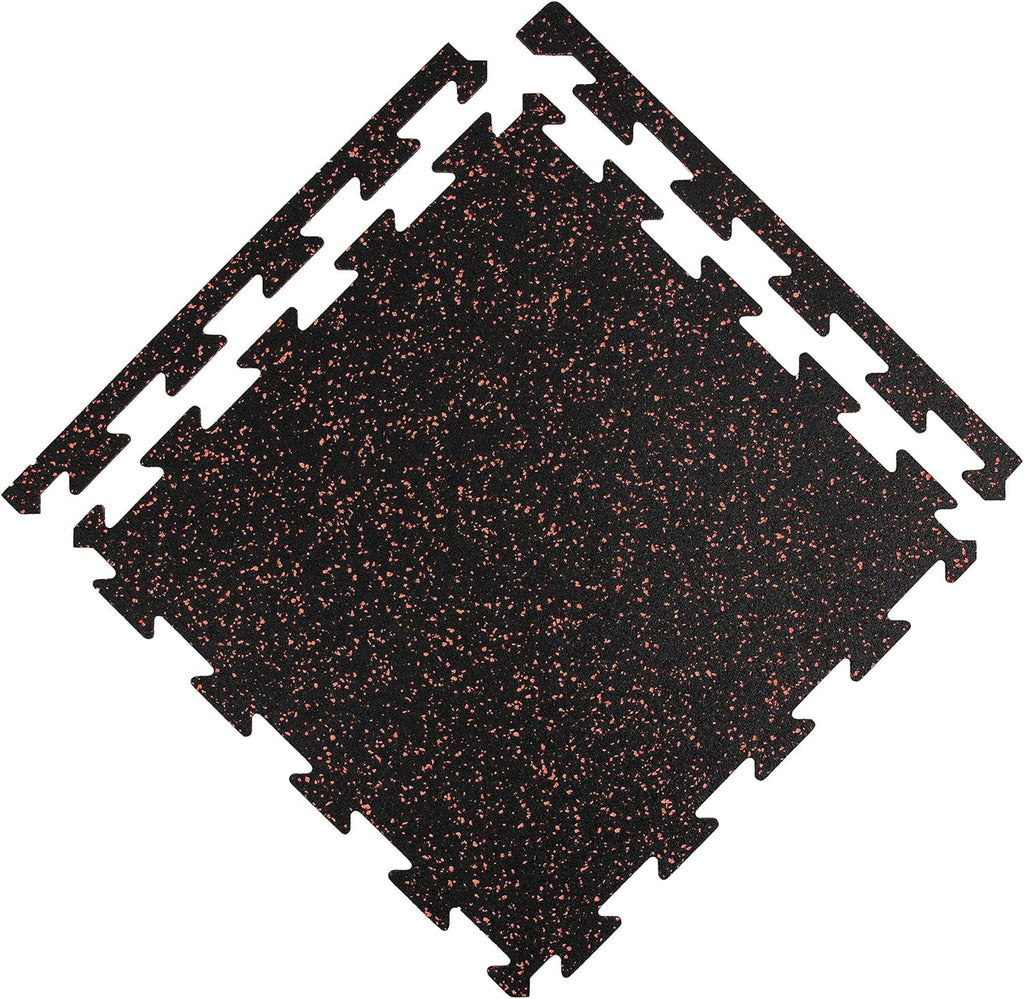1/4 Inch Thick Eco-Lock Rubber Interlocking Floor Tiles P845570