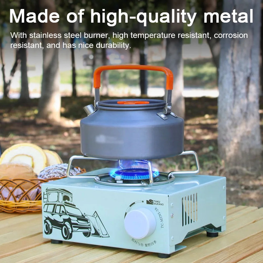 Cassette Portable Butane Gas Stove 2100W with Piezo Ignition D91416