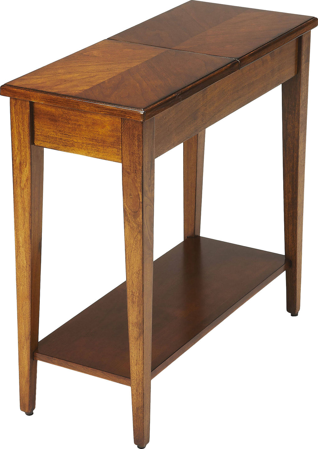 Olive Ash Burl Chairside Table M56299