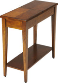 Olive Ash Burl Chairside Table M56299