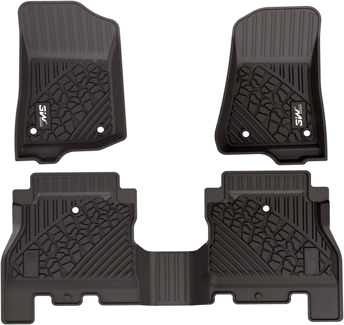 Black Cargo Mat for Jeep Wrangler JL 2018-2021 4-Door Trunk Liner N226464