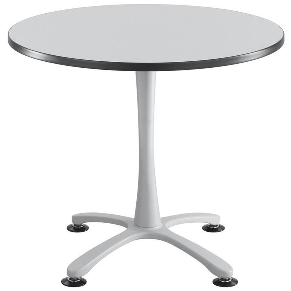 36x22 Round Sitting Height Silver/Gray Chair M459962