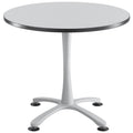 36x22 Round Sitting Height Silver/Gray Chair M459962