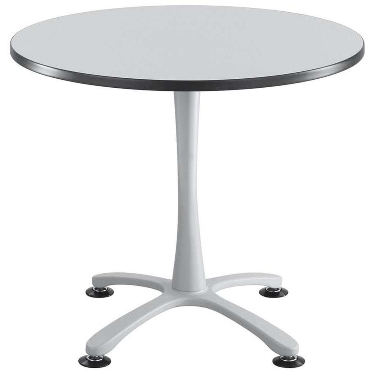 36x22 Round Sitting Height Silver/Gray Chair M459962