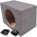 Single 12" Sealed Subwoofer Box Enclosure 3/4" MDF Wood Pack of 2 Q43746