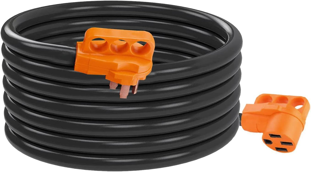 50 Amp 36 Feet Heavy-Duty RV Extension Cord with Finger Handle X2306