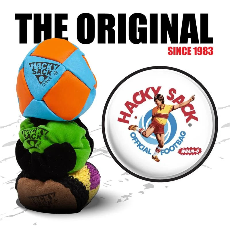 3 PACK Hand Stitched 3 Panel Footbag W4078