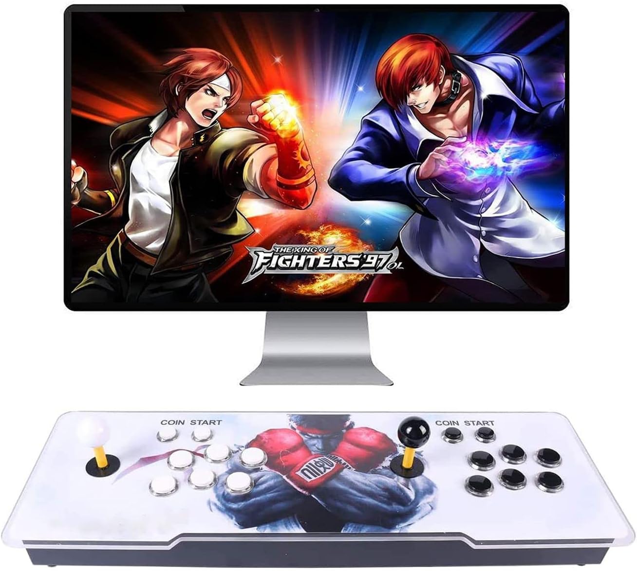 3D Arcade Game Console, 3399 Games, Sky Blue U855