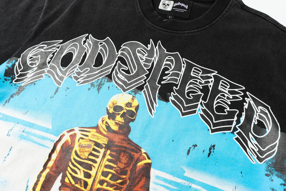 Godspeed Desert Skeleton Graphic Short-Sleeve T-Shirt