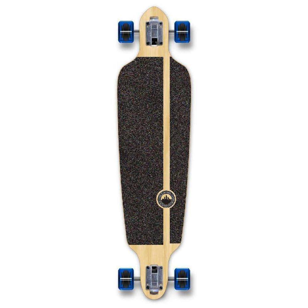 Checker Blue Drop Through Longboard Complete F500