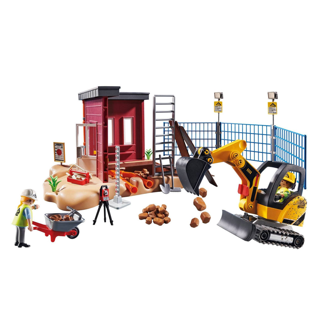 Mini Excavator with Building Section K86670