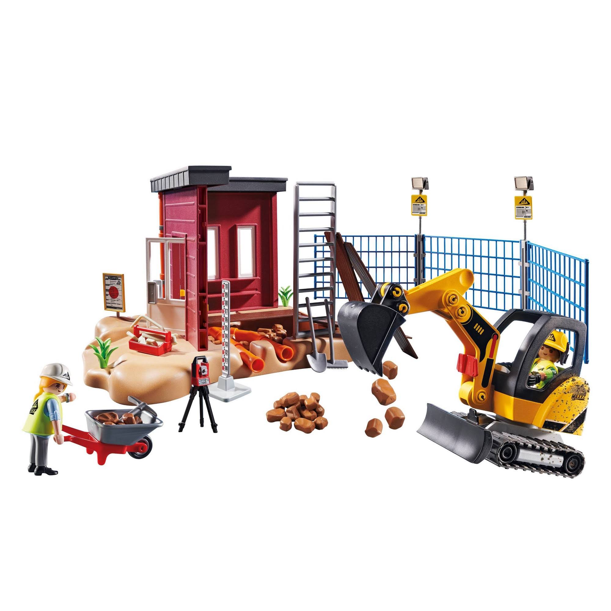 Mini Excavator with Building Section K86670