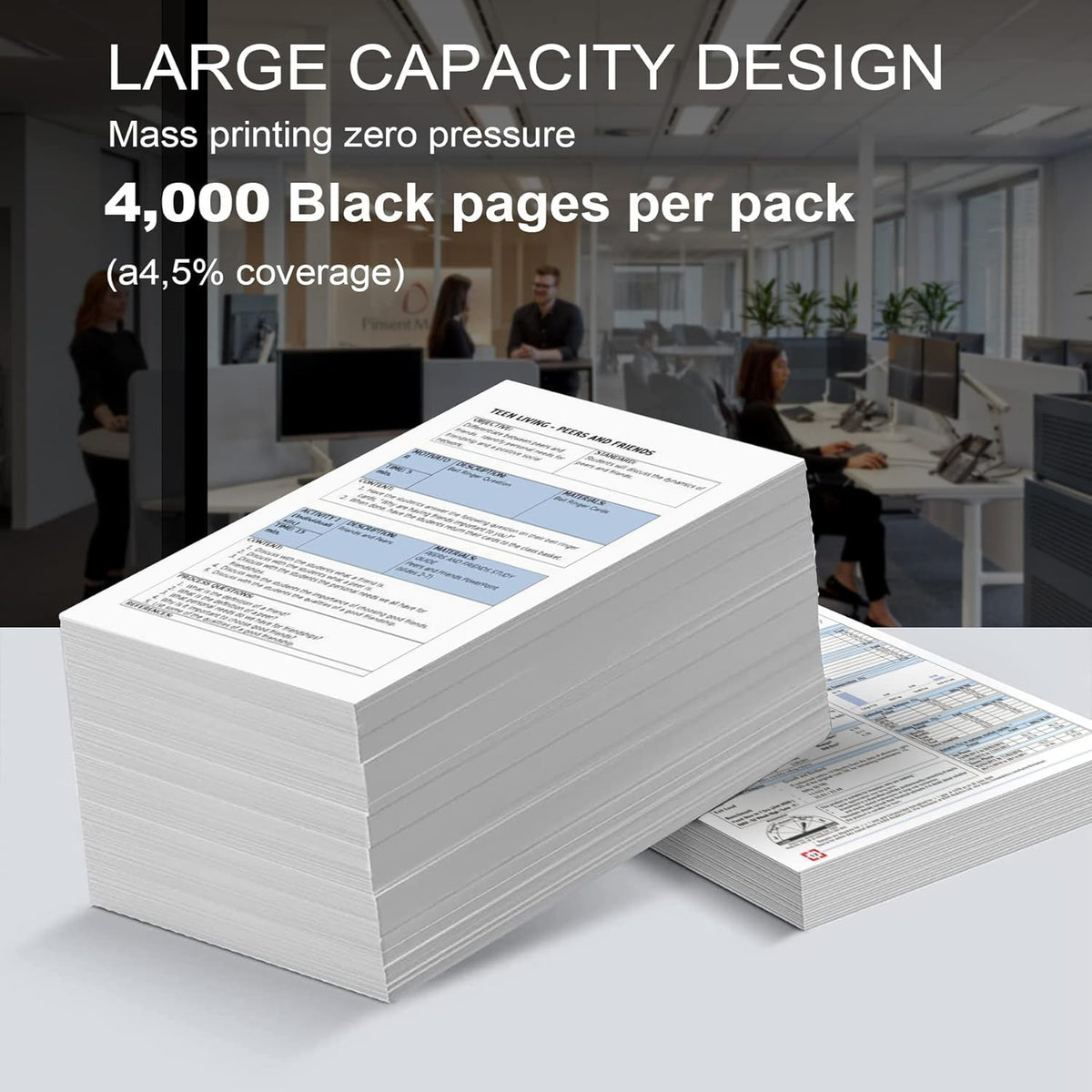 Black Toner Cartridge for HP Printer T6884