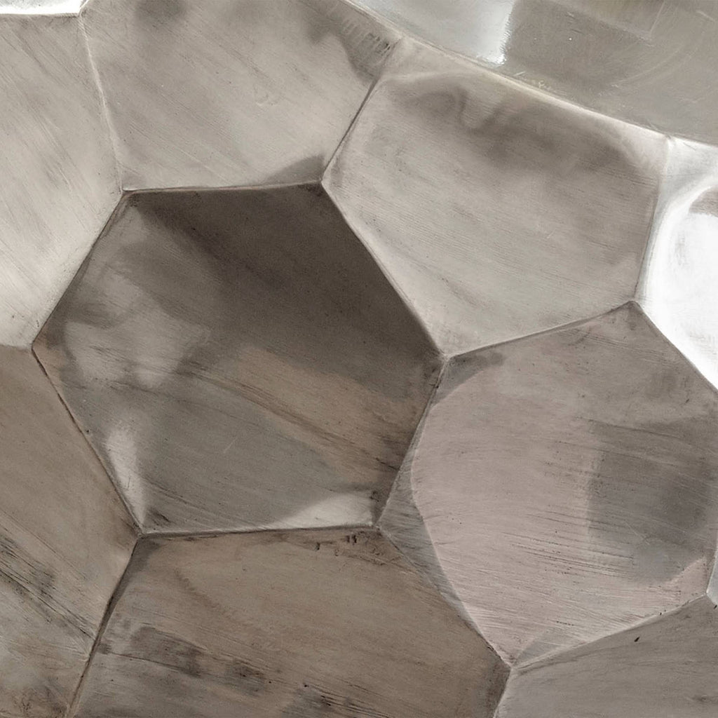Nickel Round End Table T1087
