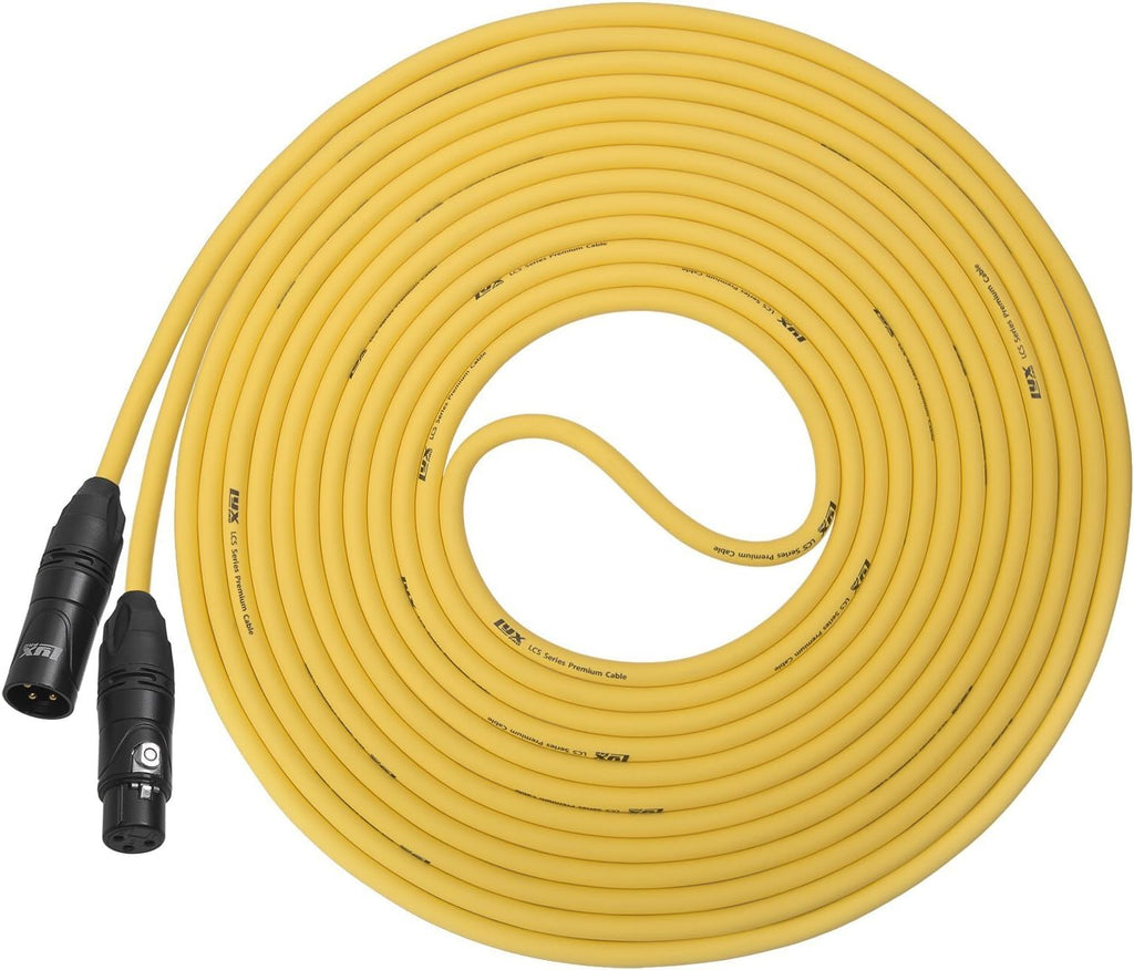 100 Feet XLR Microphone Cable Balanced Male to Female 3 Pin Mic Cord Green Pack of 2 N223