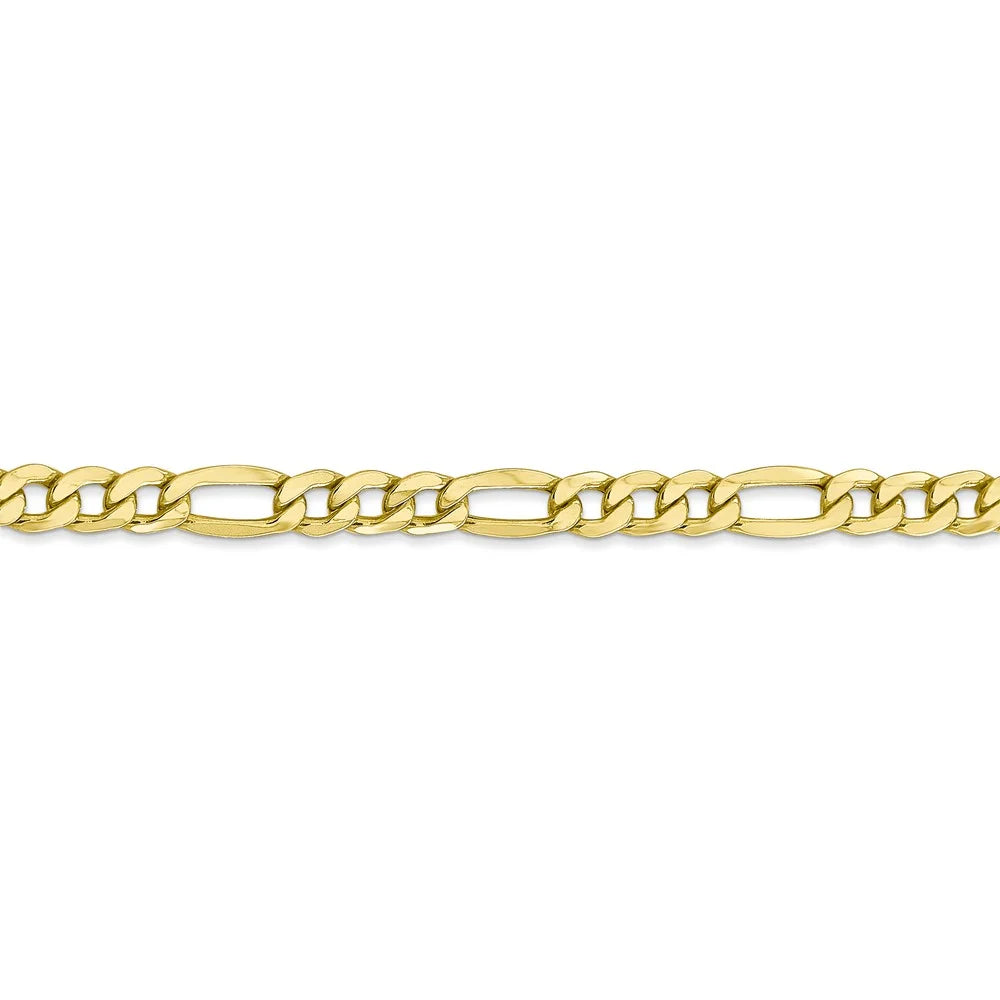 10kt Yellow Gold 20 inch Figaro Chain with Lobster Clasp O939556