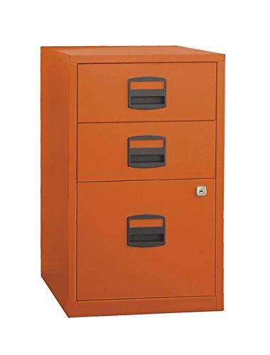 Green Three Drawer Steel Filing Cabinet R3307