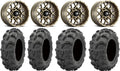 9 Items: 14 Wheels Bronze 27 Mud Lite XL Tires W4353