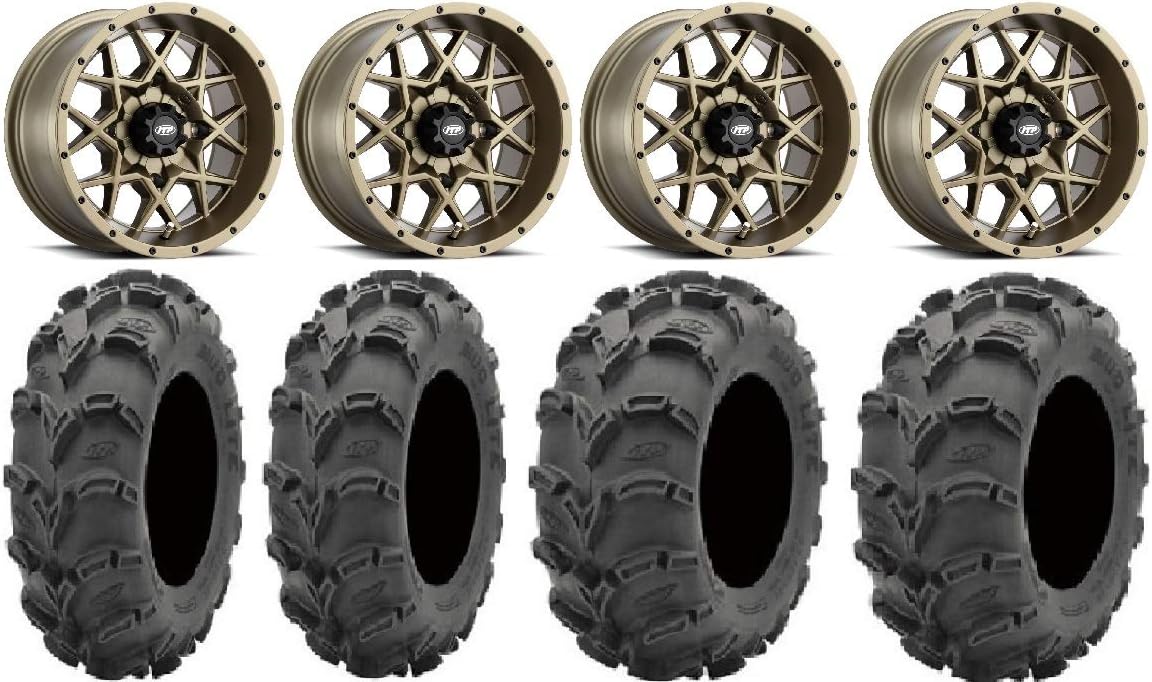 9 Items: 14 Wheels Bronze 27 Mud Lite XL Tires W4353