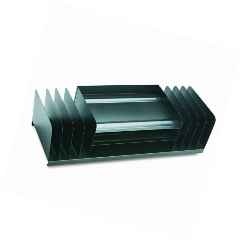 Black Steel Letter Sorter, 11 Compartments X58678
