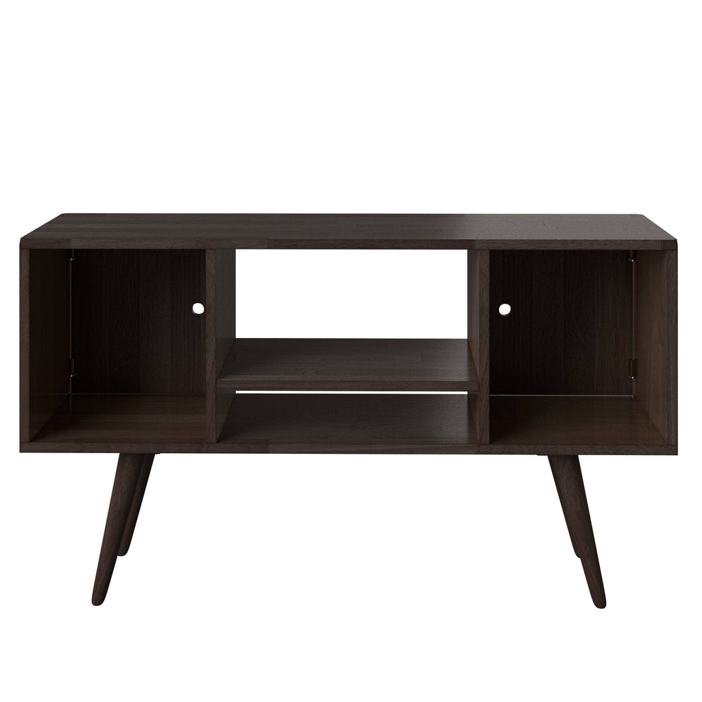 Brown Wood Entertainment Cabinet with Doors W204428