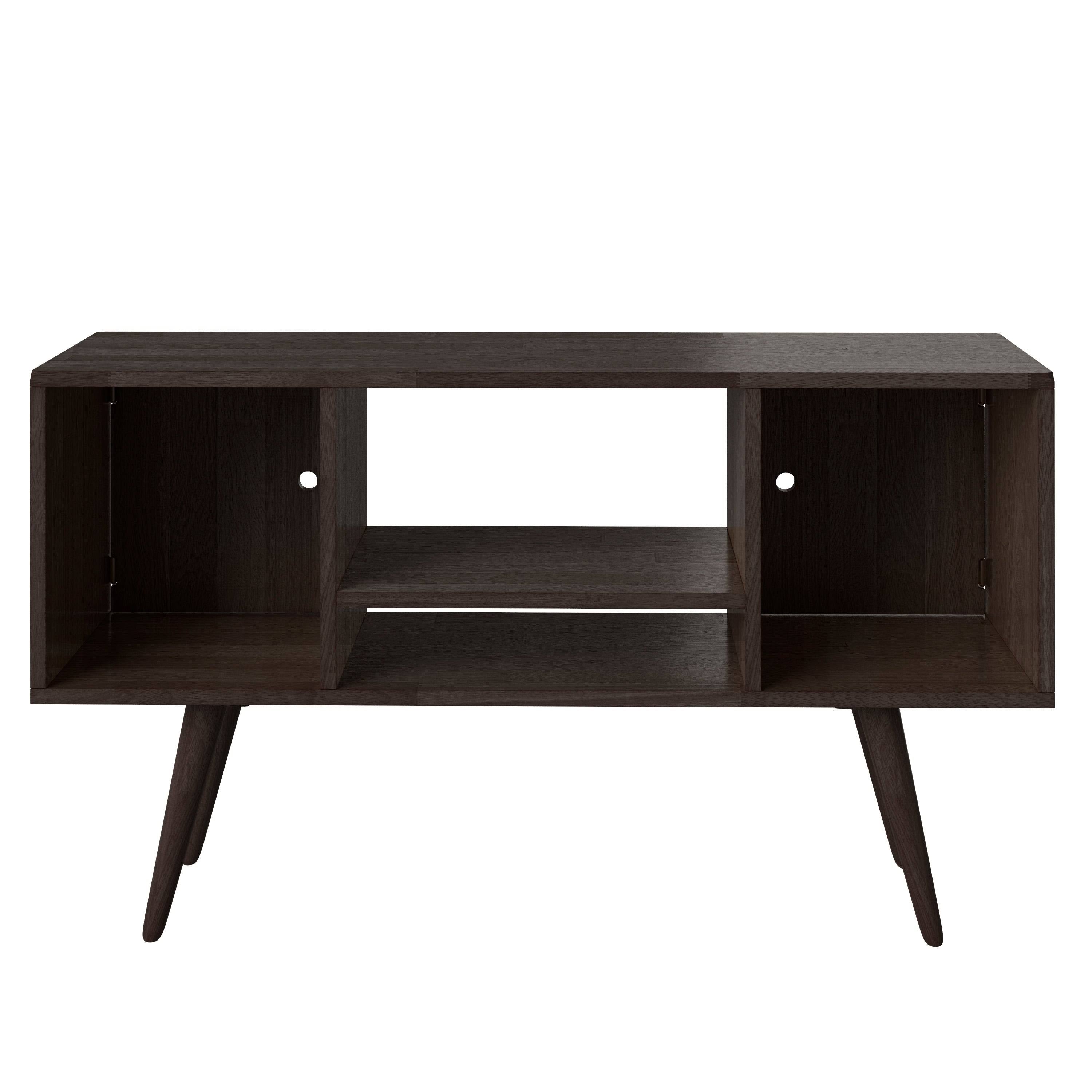 Brown Wood Entertainment Cabinet with Doors W204428