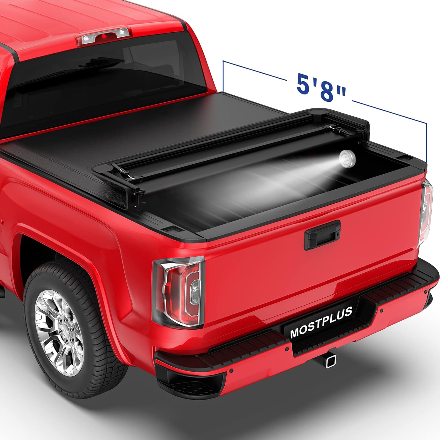 Quad Fold Tonneau Soft Cover Truck Bed Z50041