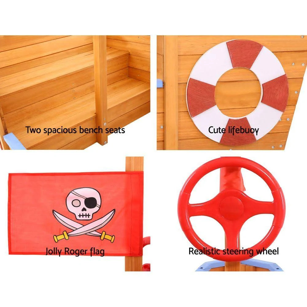 Boat Sand Pit with Canopy S15011