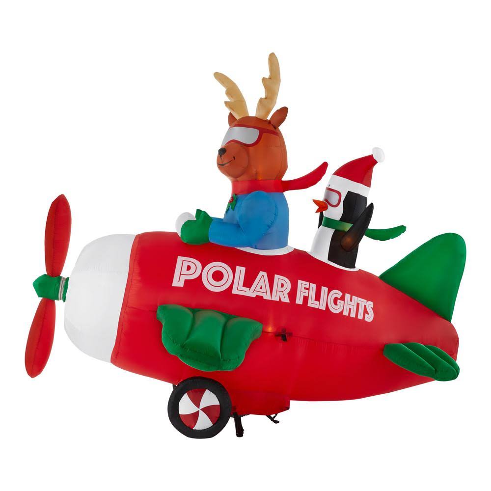 7 ft Pre-Lit LED Animated Airblown Christmas Inflatable H3109