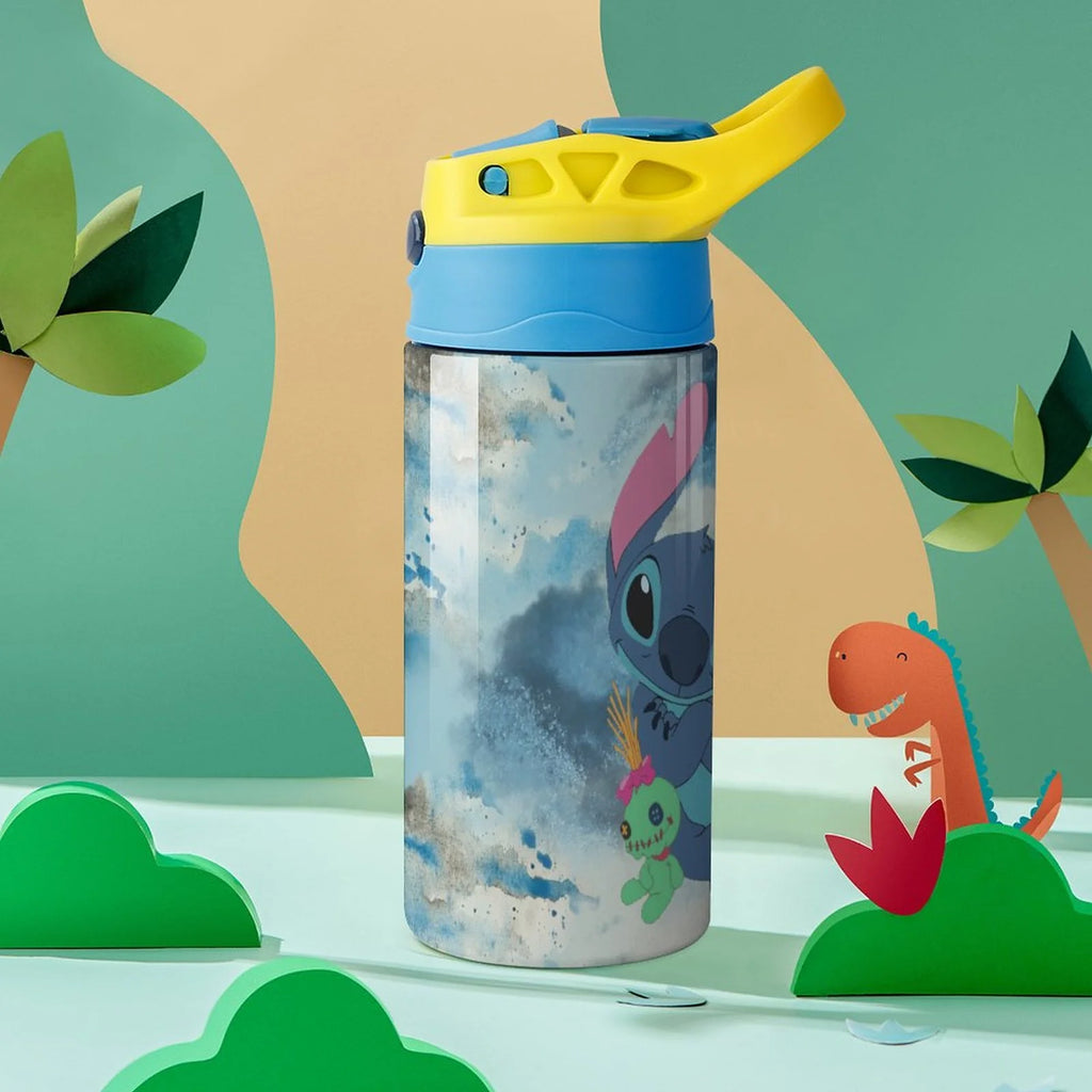 Stainless Steel Vacuum Insulated Water Bottle With Straw D68764