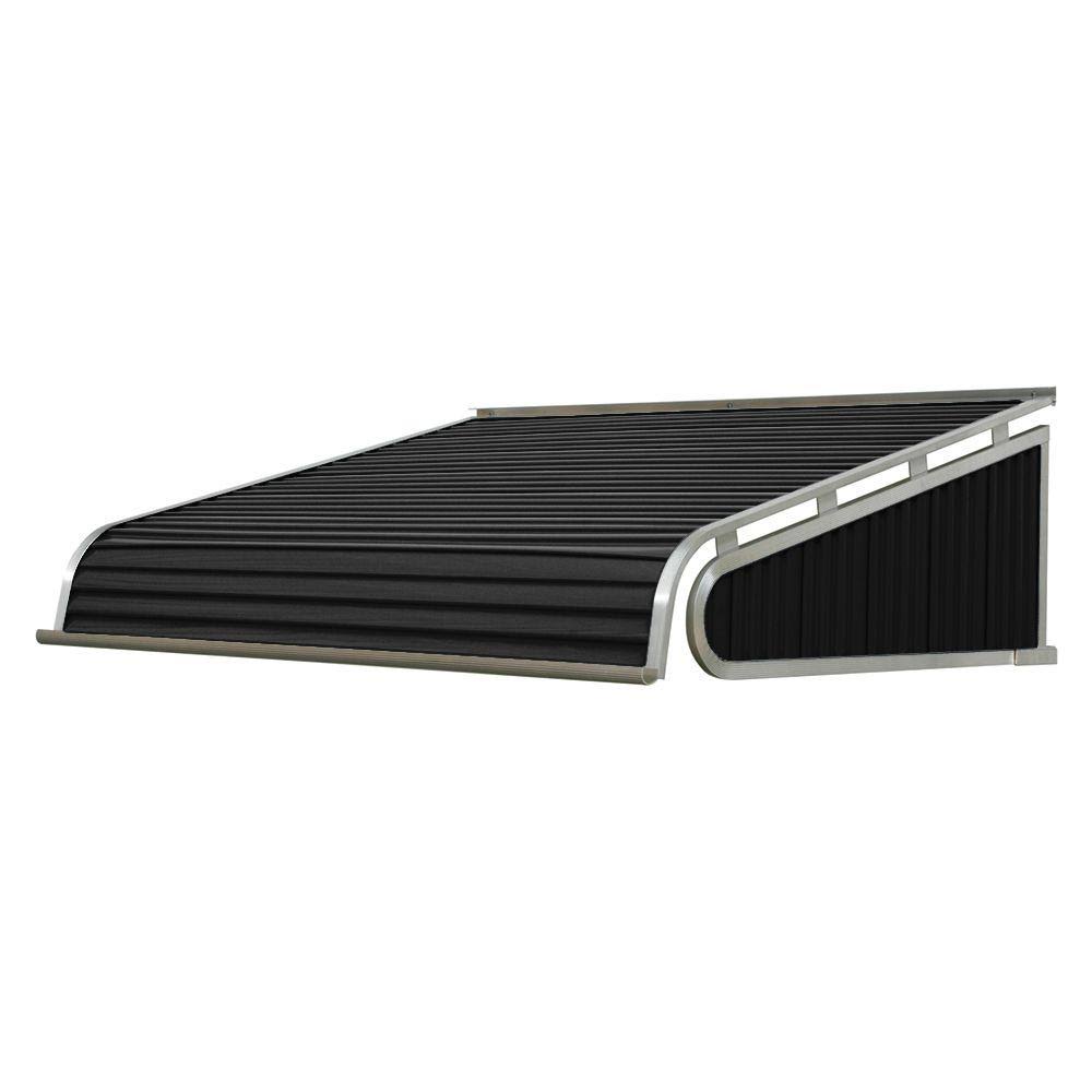 Black Solid Fixed Door Awning G45726