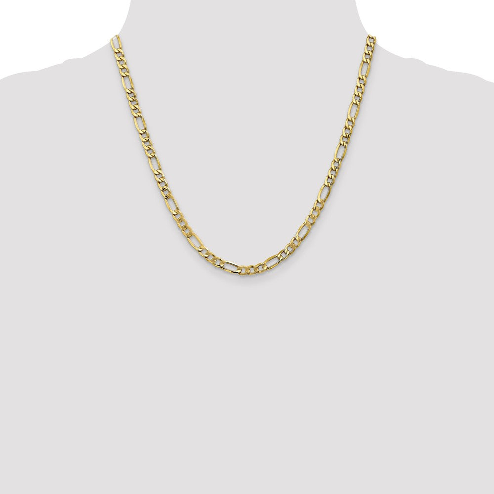 10kt Yellow Gold 20 inch Figaro Chain with Lobster Clasp O939556