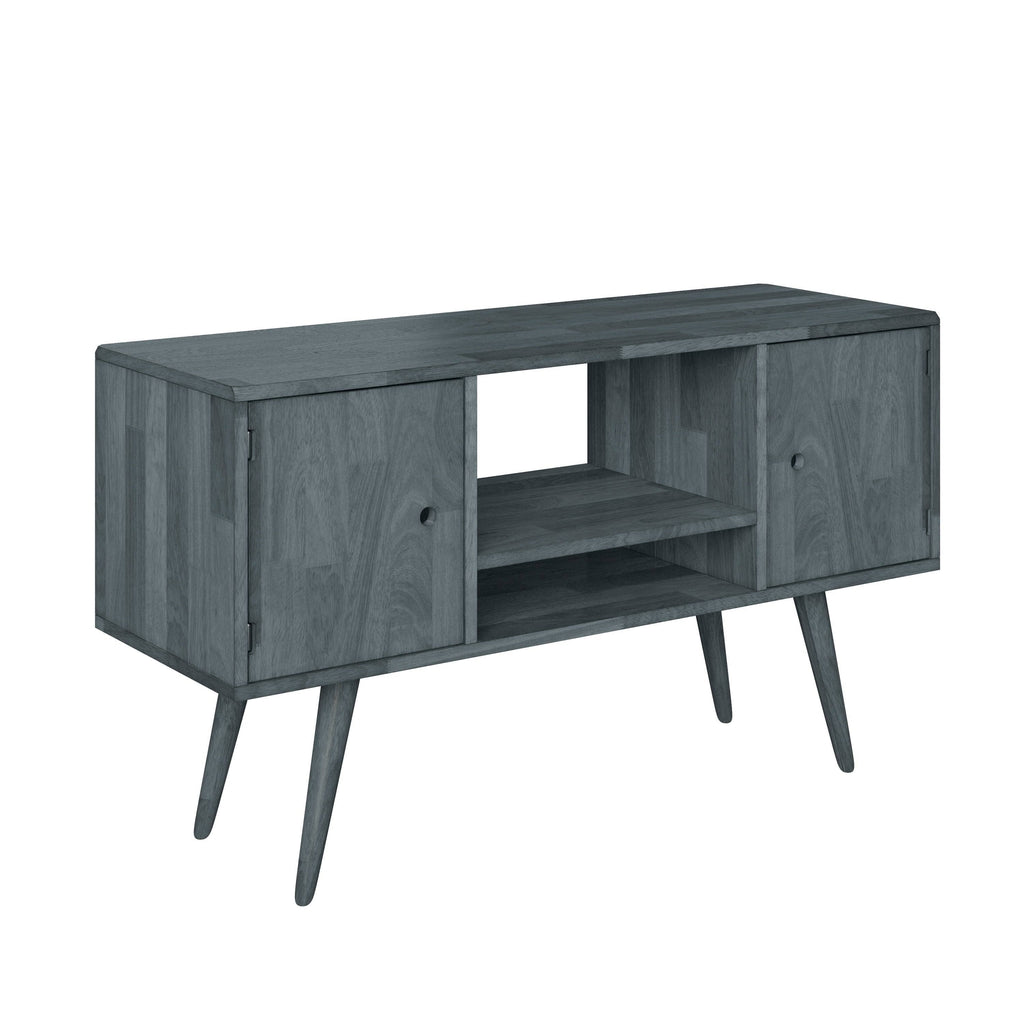 Brown Wood Entertainment Cabinet with Doors W204428