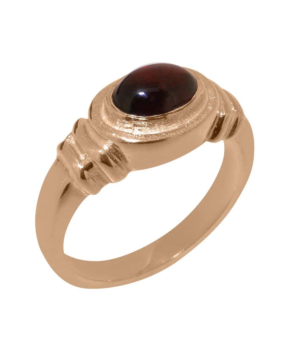 9k Rose Gold Garnet Engagement Ring N669856