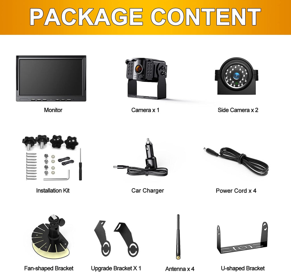 1080P Wireless Backup Camera with 10" FHD Monitor E57639