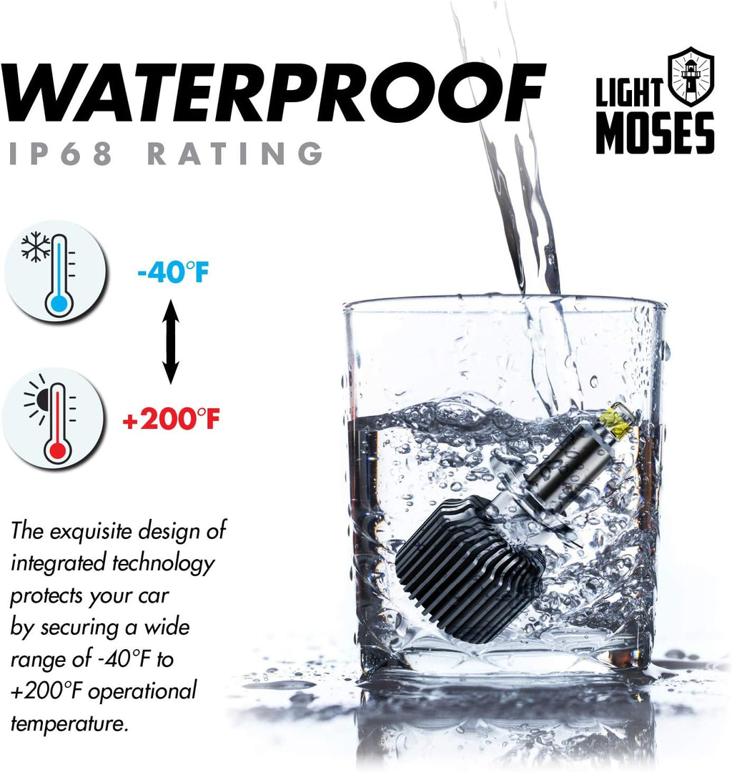 H7 LED Headlight Bulb 6000K 70W Pack of 2 P778
