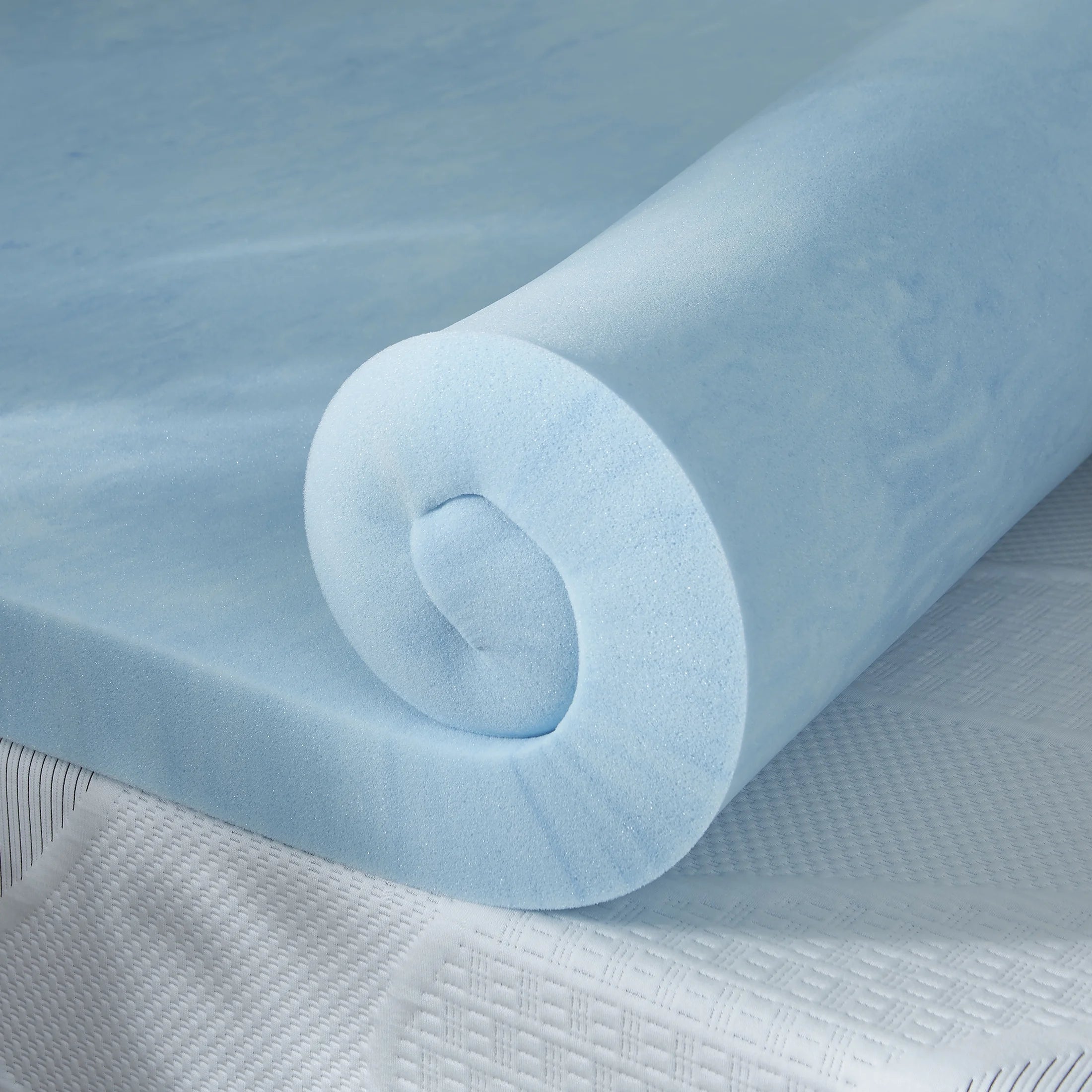 Twin 3" Gel Memory Foam Flat Topper D350