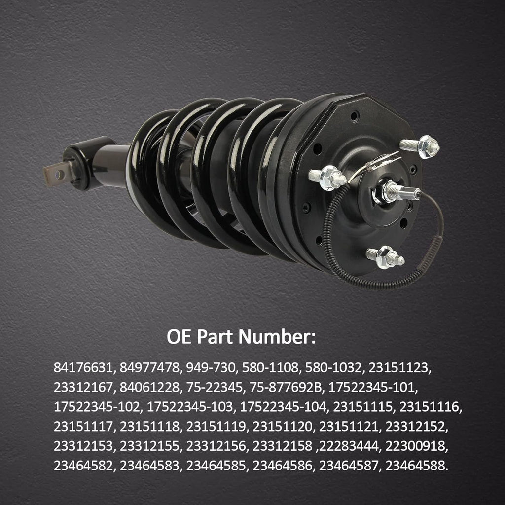 Front Shock Struts Assembly MagneRide Magnetic Control Replacement A149