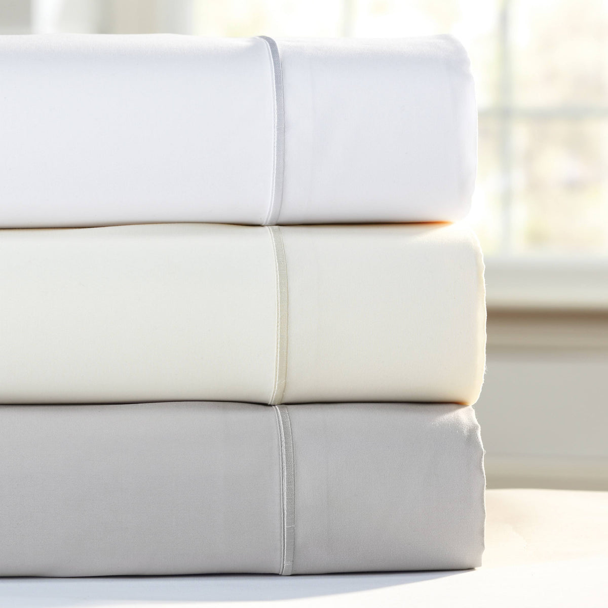 Ivory California King Microfiber Wrinkle Resistant Sheet Set M19452